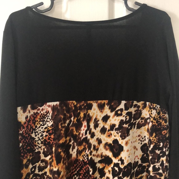 🚨LAST CALL🚨 Vintage Nic & Dom Animal Print Dress XL 14/16 easy care - Picture 4 of 6
